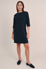 Jersey Kleid in Navy