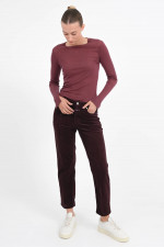Cordhose MILO in Aubergine