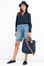 Jeans Bermudashorts HOLDEN in Mittelblau