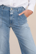 Flared Jeans ARIA in Hellblau