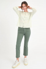  Flared Jeans HI-SUN in Faded Green