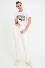 Flared Jeans JOVANNA in Ivory