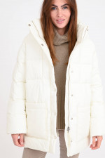Nachhaltige Steppjacke in Offwhite