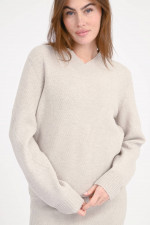 Pullover aus Wolle in Beige