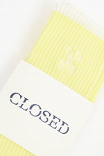 Socken aus Bazmwoll-Mix in Lemon Yellow