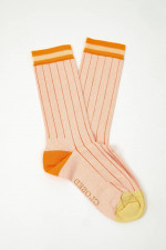 Socken aus Viskose-Mix in Papaya/Orange