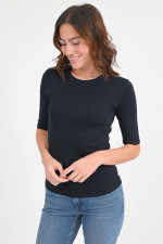 Rippshirt in Navy