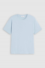 Jersey T-Shirt in Hellblau