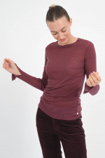 Longsleeve in Dark Raisin