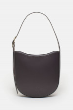 Tasche HALF ROUND in dunklem Taupe