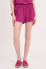 Frottee-Shorts TATIANA in Magenta