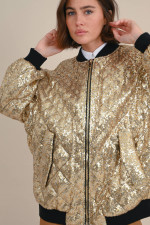 Bomberjacke SHIMMERING ATTRACTION in Gold