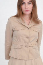 Einreihiger Blazer/Jacke in Trench