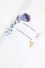 2er Set Leinenserviette WICKED FLOWER in Weiß