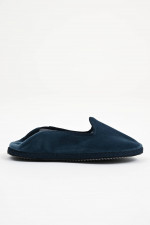 Samt-Loafer in Dunkelblau
