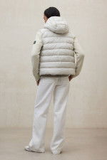 Hybrid Strickjacke DENALI in Schneeweiß