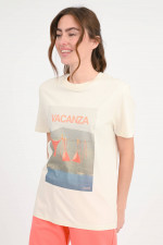 Shirt VACANZA in Natur