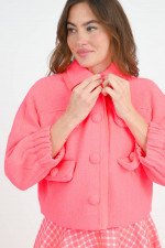 Jacke HECKS in Neon-Pink