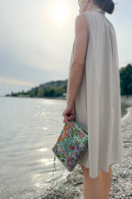 Florale Clutch in Multicolor