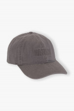 Base Cap mit Logo Stiching in Grau