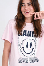 T-Shirt LOVE CLUB in Light Lilac