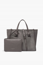 Veloursleder Tasche MISS MARCELLA in Taupe