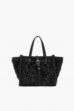 Mini Tasche MISS MARCELLA FRISEE in Schwarz
