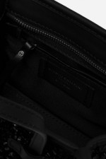 Mini-Tasche MARCELLA LUREX in Schwarz