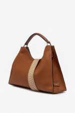 Tasche AURORA mit Schulterriemen in Caramel