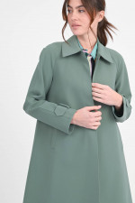 Kurzmantel SCUBA mit Inside-Out-Nähten in Sage