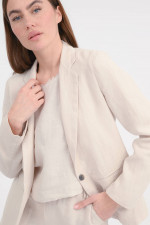 Leinen-Blazer VIRNA in Hellbeige