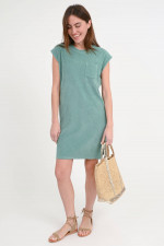 Mini-Frottee-Kleid TENOR in Agave