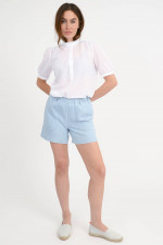 Shorts STEFI in Denim-Look in Hellblau