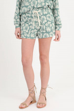 Frottee-Shorts TIZIRI in Agave/Ecru gemustert