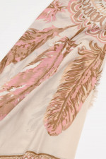 Cashmere-Seide-Tuch HAMA in Beige/Rosa