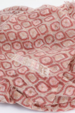 Cashmere-Schal NARRY in Natur/Bordeaux/Rosa