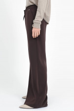 Straight-Leg-Hose in Braun