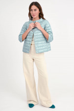Wendejacke in Mint/Beige