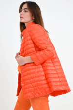 Leichtdaunen-Kurzmantel ROSELLA in Orange