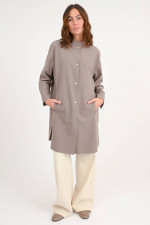Funktionale Jacke in Taupe