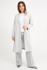 Leichter Trenchcoat 2 LAYER in Hellgrau