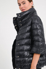 Daunenjacke AMINTA mit 3/4-Arm in Schwarz