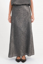 Rock mit Allover Pailletten in Ferro