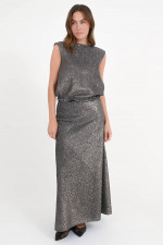 Blusentop mit Allover Pailetten in Ferro