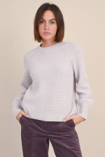 Pullover aus Wolle und Cashmere in Pastel Lila
