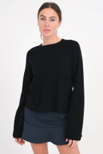 Pullover aus Cashmere-Woll-Mix in Schwarz