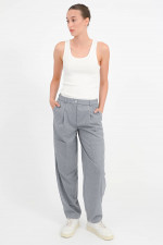 Hose in Cargo-Stil in Grau Meliert