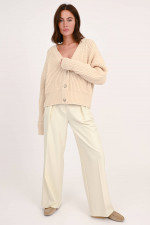Grobstrick-Weste SUSANNJA in Creme
