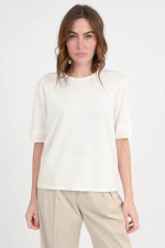 Leinen-Shirt GRIETA in Creme