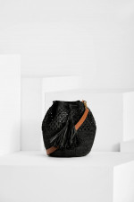 Bucket Bag HAINGO in Schwarz